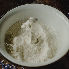 White powder in a bowl